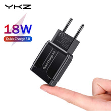 Load image into Gallery viewer, YKZ Quick Charge 3.0 18W QC 3.0 4.0 Fast charger