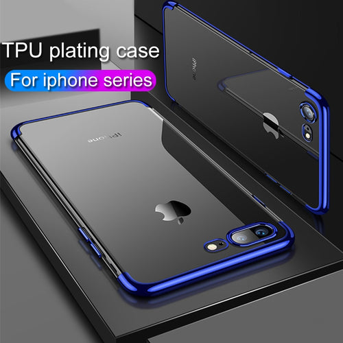 HICUTE Transparent TPU Silicone Case For iPhone