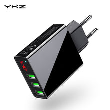 Load image into Gallery viewer, YKZ 3 USB Port Charger Adapter LED Display EU