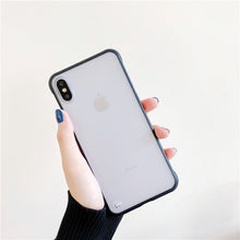 Load image into Gallery viewer, HICUTE luxury Transparent pc Scrub Case For iPhone