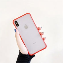 Load image into Gallery viewer, HICUTE luxury Transparent pc Scrub Case For iPhone