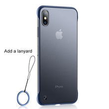 Load image into Gallery viewer, HICUTE luxury Transparent pc Scrub Case For iPhone