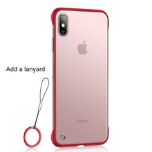 Load image into Gallery viewer, HICUTE luxury Transparent pc Scrub Case For iPhone
