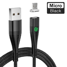 Load image into Gallery viewer, YKZ Magnetic Cable Micro Type C Cable LED Light 3A Fast Charging