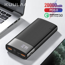 Load image into Gallery viewer, KUULAA Power Bank 20000mAh USB Type C PD