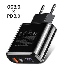 Load image into Gallery viewer, YKZ Quick Charge 3.0 USB Charger LED Display QC 3.0