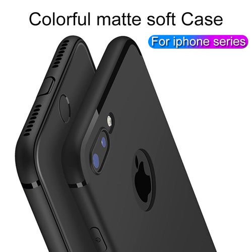 HICUTE Scrub TPU Silicone Case For iPhone 7 6 6S 8