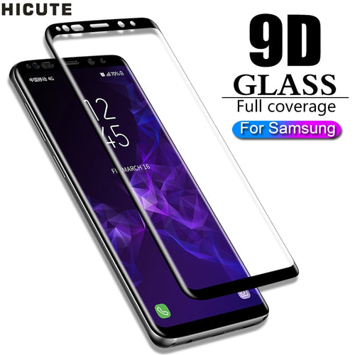9D Tempered Glass For Samsung Galaxy Note 8 9 S9 S8 Plus S7 Edge A50 A70